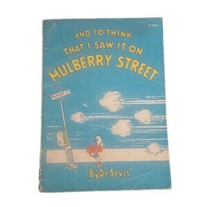Dr. Seuss and to Think That I Saw It on Mulberry Street Book Discontinued